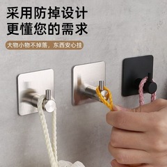 ステンレスフック強力荷重粘着テープハンガーフック台所壁穴なしフックドア後貼り壁掛け