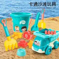 夏の熱い販売！子供用砂場 室内砂遊びおもちゃ 砂場バケツ 車 砂掘り道具 シャベル 砂時計セット