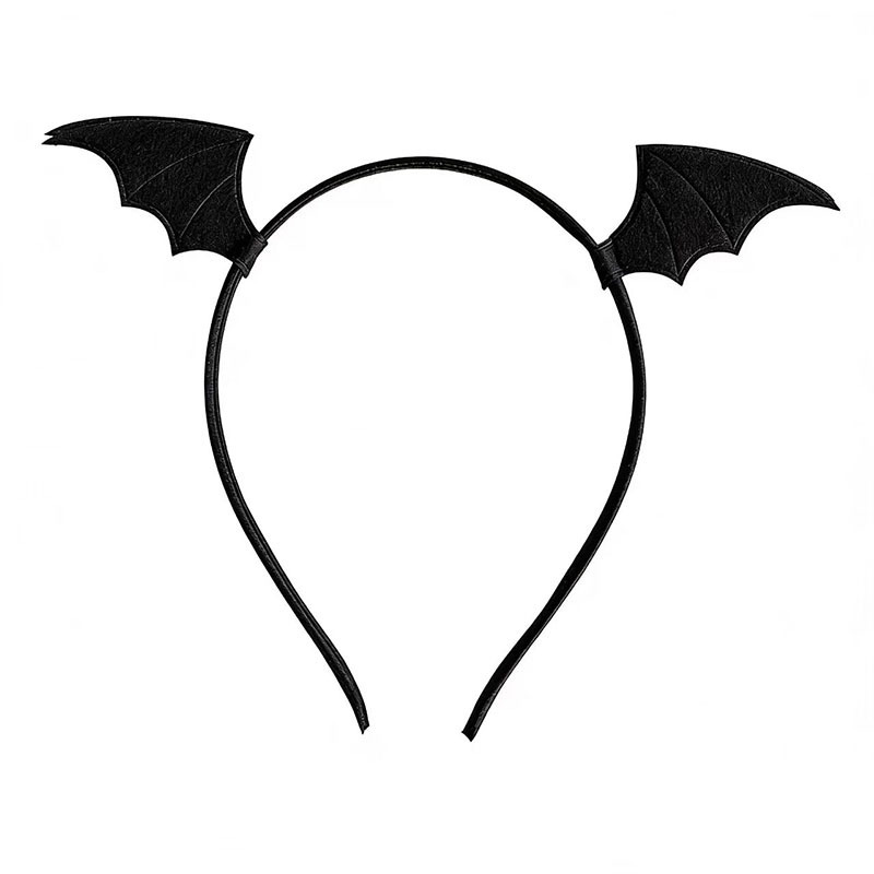 Cross-border Halloween tocadillos murciélagos clipes de cabello conjunto hornos de demonios extraños accesorios de fiesta hojas de cabello