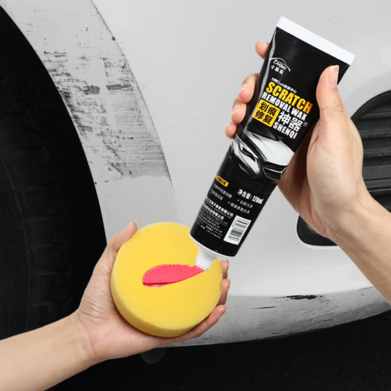 Car scratch wax repair artifact car paint polishing wax black depth mark removal cream paint surface white scratch abrasive