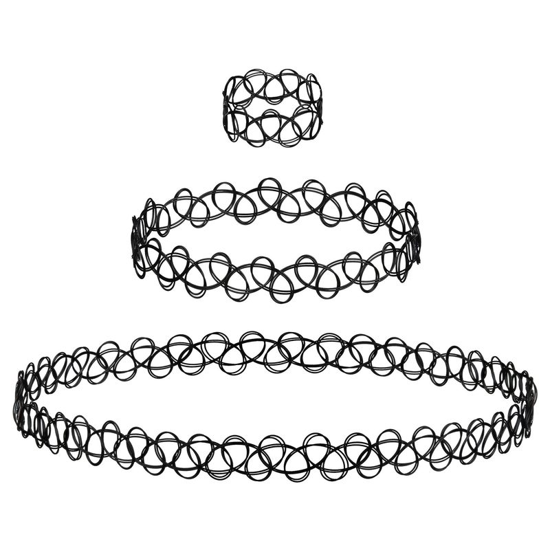 Cross-border elastic collar fishing line clavicle chain necklace necklace collar tattoo collar Amazon cross-border hot sale batch