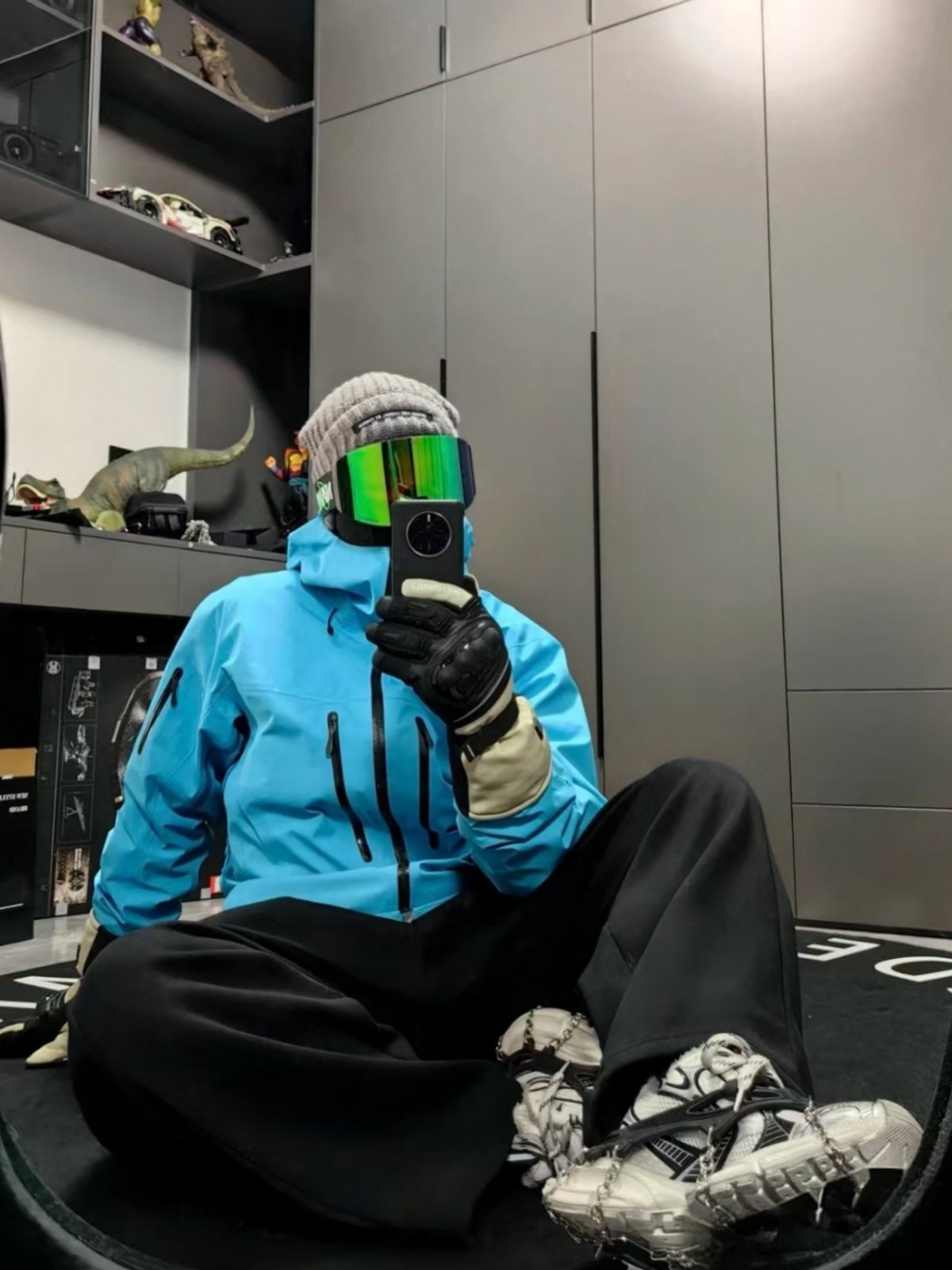 Toru Jia Ping reemplazo alfa sv7 vestir de asalto de tres capas de goma impermeable ventilación chaqueta al aire libre para hombres y mujeres