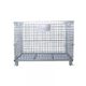 Folding iron frame storage cage stainless steel logistics turnover box pulley storage basket metal mesh butterfly cage wholesale