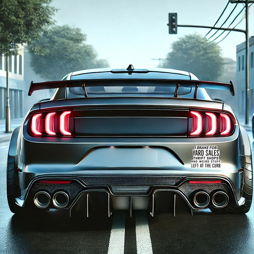 New Product Car Motorcycle Drift Fun Prank Slogan Luggage Box Window Waterproof Vinyl Sticker