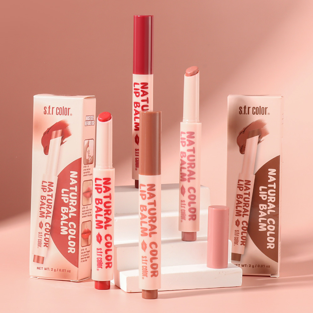 s.f.r. color fuente de fábrica natural mejora de la apariencia humectante prensado lápiz labial barata fiesta estudiantil