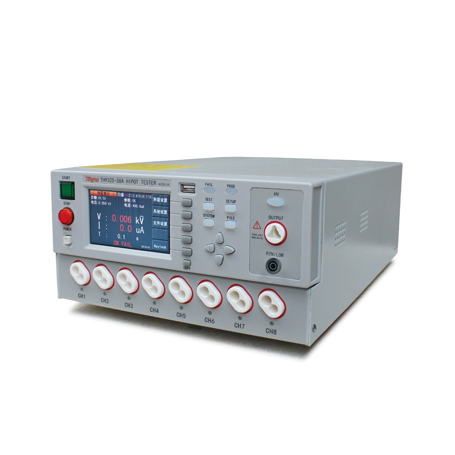 Tonghui TH9320-S8/TH9320-S4 переменного и постоянного тока 4/8 канал