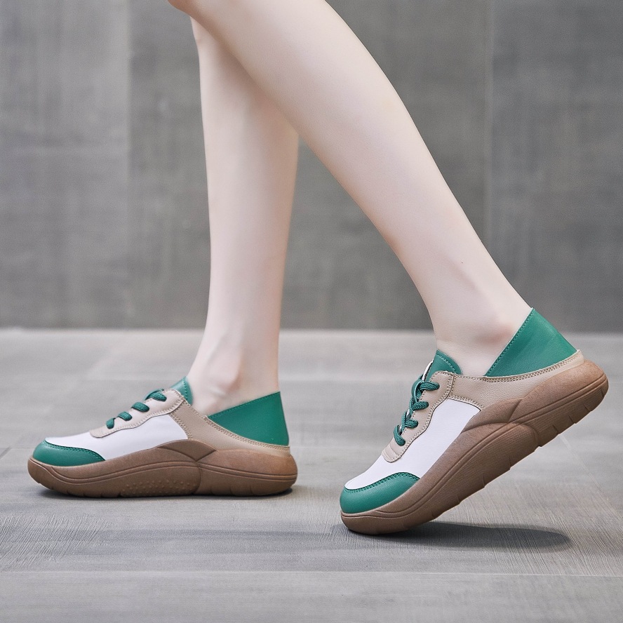 Ladies Casual Shoes Walking Shoes Work Shoes Sneakers Fabric Easy To Clean Breathable Versatile Footgear Footwear_voghion.com