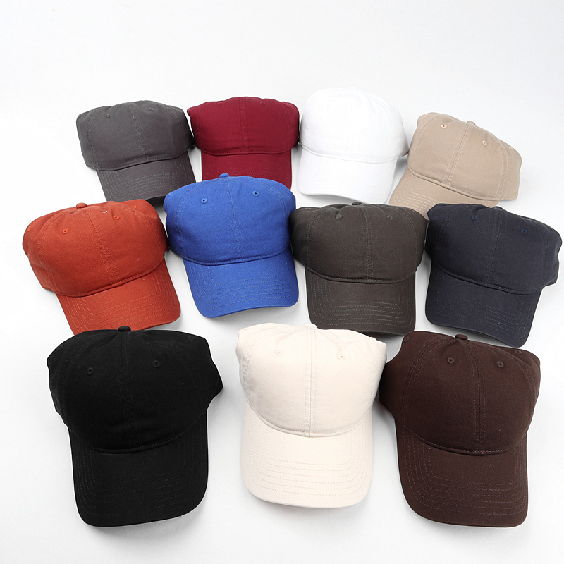 Unisex Fashion Solid Color Curved Eaves Baseball Cap display picture 1