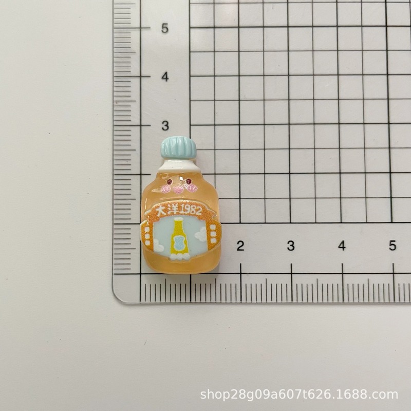 かわいい発光ドリンクボトル子供用樹脂クリーム接着剤 DIY ジュエリーアクセサリーグリップヘアピンアクセサリー手作り材料|undefined