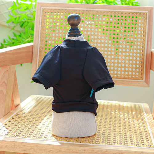 Pet Clothes Dog Clothing Spring and Summer New Arrivals Comfortable and Breathable Small and Medium-sized Dog Teddy Bichon I Love Mom Two-legged Clothes