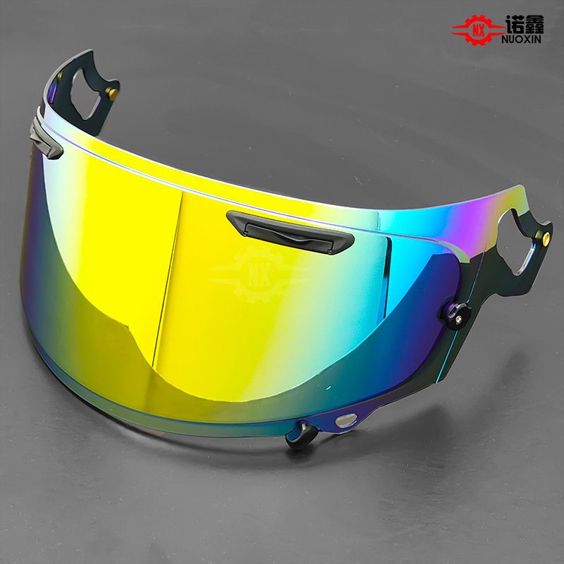 Lente antivaho fotocromática para casco ARAI RX7X/XD/NE0/VX/GX — apta para día y noche, película plana de competición