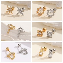 �¿�18k������ʯ����ָ�ѩ�� �������յ�׹���Ƕ����Ǵ��̶���