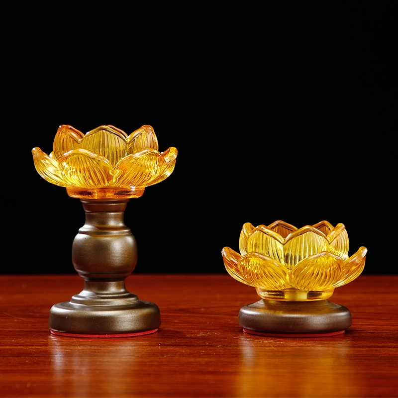 Прямые поставки от производителя: подсвечник-имитация стекла для 4-часовой свечи, цветной подсвечник, основание для свечи в форме лотоса, подставка для освещения.