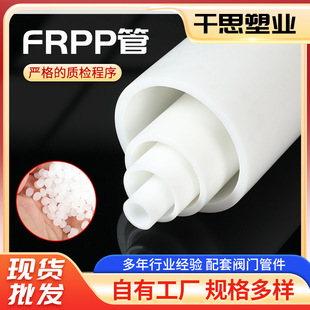 Frpp Pipe Manufacturer Industrial Fiberglass Reinforced Polypropylene Pipe Fiberglass Frpp Drainage Pipe Air Duct Anti-Corrosion Pipe