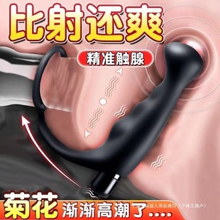 One-Piece Prostate Massager for Orgasm, Male Anal Plug for Long-Term Wear When Going Out, Anal Masturbation Fun