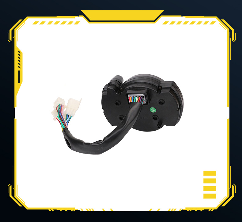 Motorcycle universal modified accessories waterproof LCD modified meter code meter digital odometer speedometer ABS