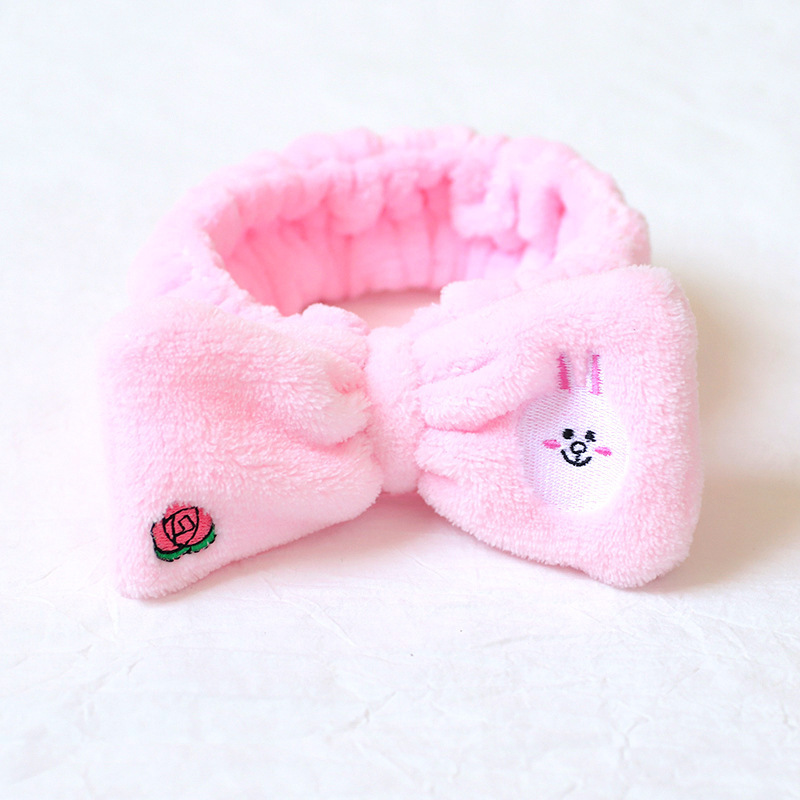 Corea del sur de dibujos animados lindo conejo oso pato arco banda para el cabello femenino versátil lavado de cara yoga diadema accesorios para el cabello al por mayor