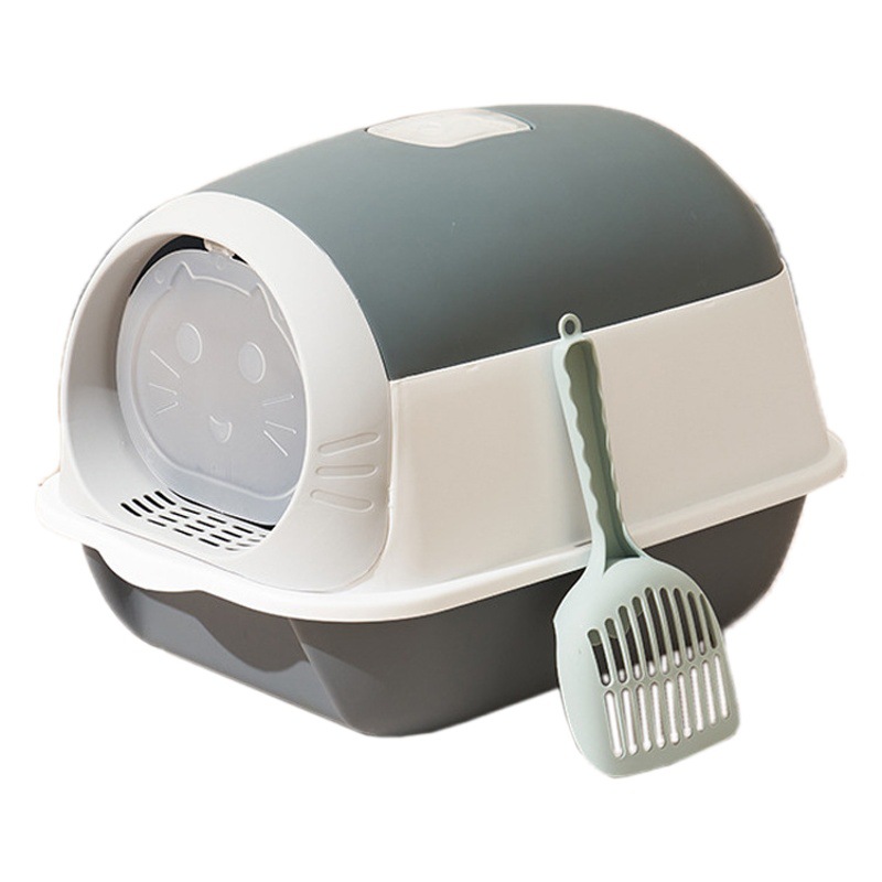 Caja de arena para gatos fábrica de segunda generación UV de gran tamaño completamente cerrado esterilización gato inodoro cerrado suministros para mascotas al por mayor