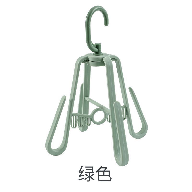 阳台晾鞋架子可折叠塑料家用室外防风四钩收纳整理晾晒鞋子神器|undefined