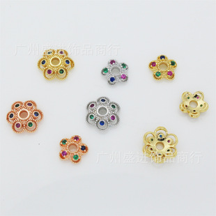 ��ɫ18K����育���U�ջ��и�Ƭ��ñ������ñdiy�ִ��鴮���w���