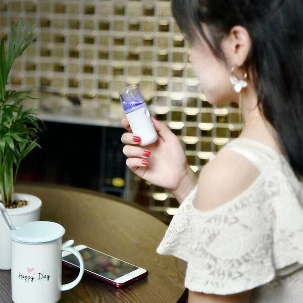 インターネット有名人の水分補給器具 USB 充電式ポータブルハンドヘルドスプレー器具ミニ加湿器美容器具卸売ドロップシッピング|undefined