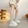 内增高厚底轻便运动小白鞋
