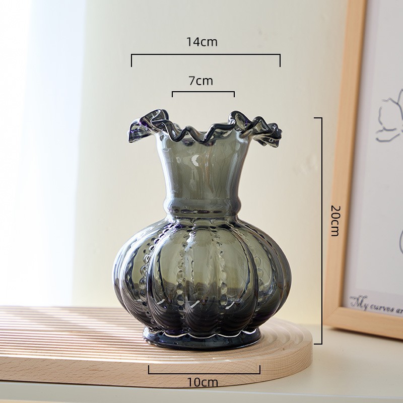 호박 모양의 연기 회색 (트럼펫)