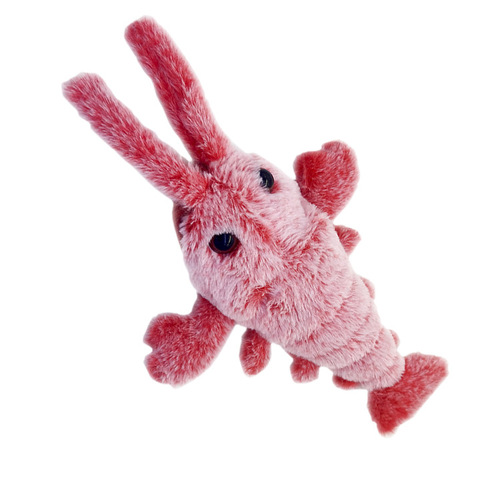 Cat Self-Happiness Toy Pet Gravity Electric Plush Jumping Shrimp Mint Funny Cat Simulation Toy Simulation Lobster
