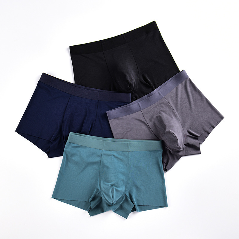 80s Modal double-sided men's underwear spot OEM breathable comfortable tailored seamless underwear 80s Modal double-sided men's underwear spot OEM breathable comfortable tailored seamless underwear