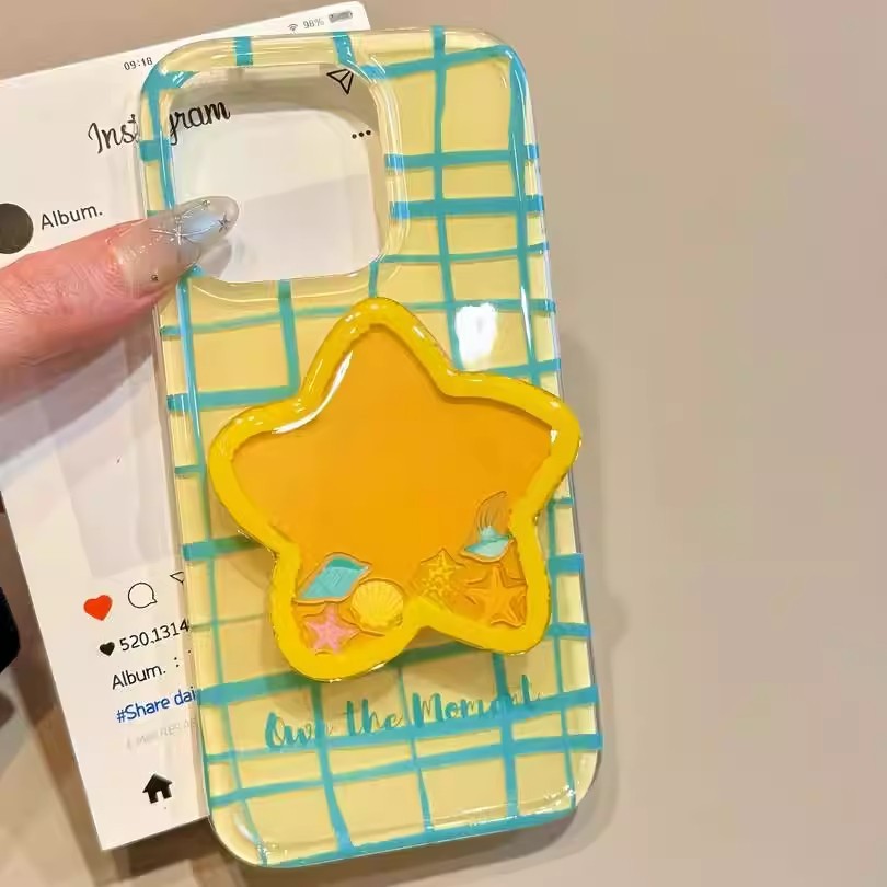 夏日小狗支架适用iPhone17苹果15手机壳16promaxR/13plus/14/12xs