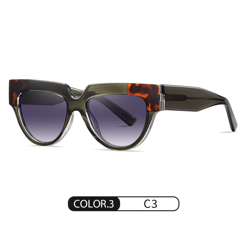 Nuevas gafas de sol polarizadas de placa retro S26107 Gafas de sol anti-ultravioleta Moda para mujer TR Gafas anti-azul