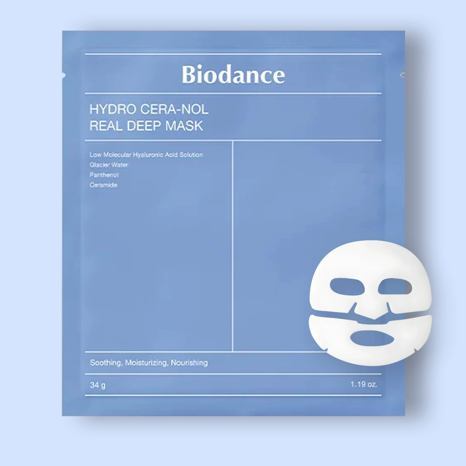 Био-коллагеновая тканевая маска для лица (Biodance) — корейская увлажняющая маска, 1 шт. или коробка 4 шт.