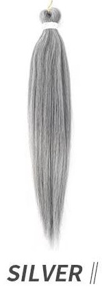 2XEZhair - Peluca de Dos Piezas EZ, Fácil de Trenzar, Fibra de Baja Temperatura, Color Único, Color Degradado, Extensiones de Cabello, Peluca de Rastas