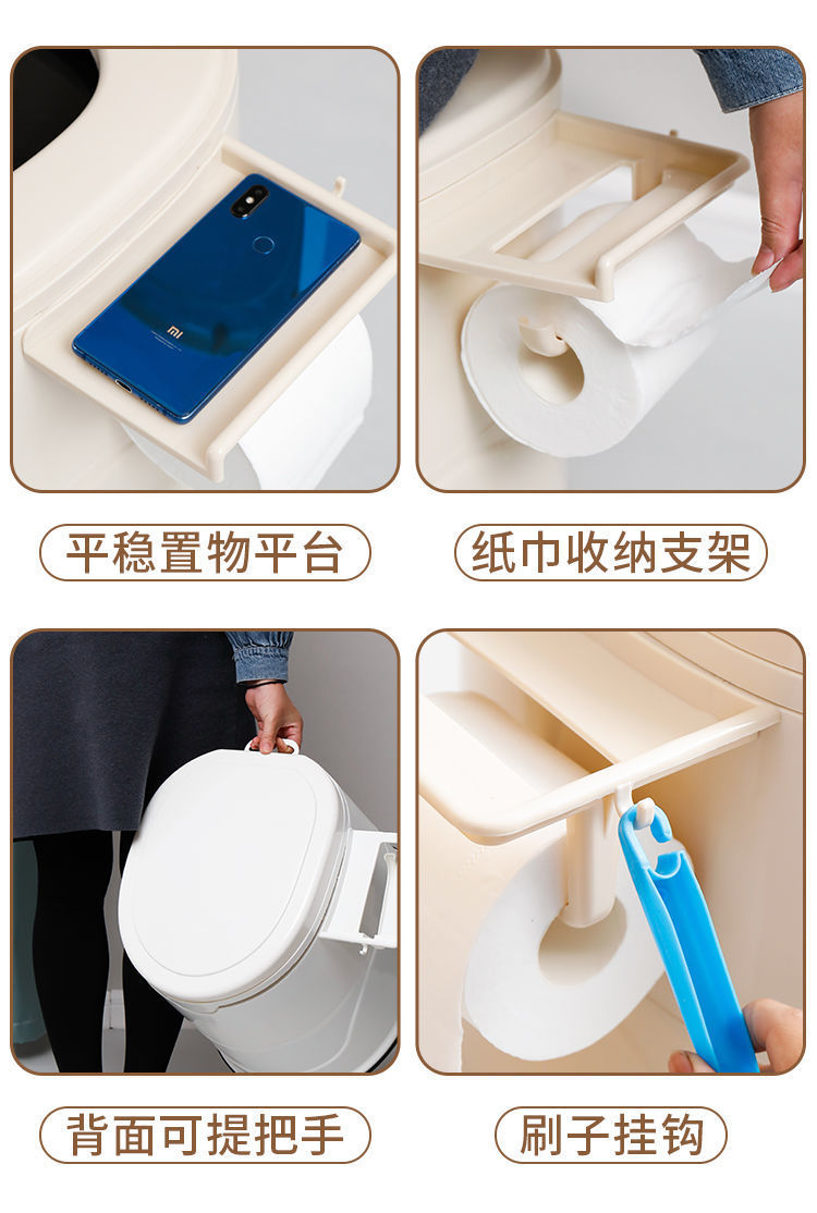 Toilet, elderly squat toilet, mobile sitting toilet, indoor toilet chair, plastic toilet stool, adult toilet, urine bucket factory undefined