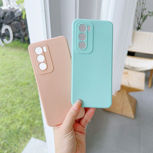 Oppo Rubik's Cube Liquid Silicone Mobile Phone Case Is Suitable for Reno14Pro Mobile Phone Case Findx8 Cross-Border Mobile Phone Case
