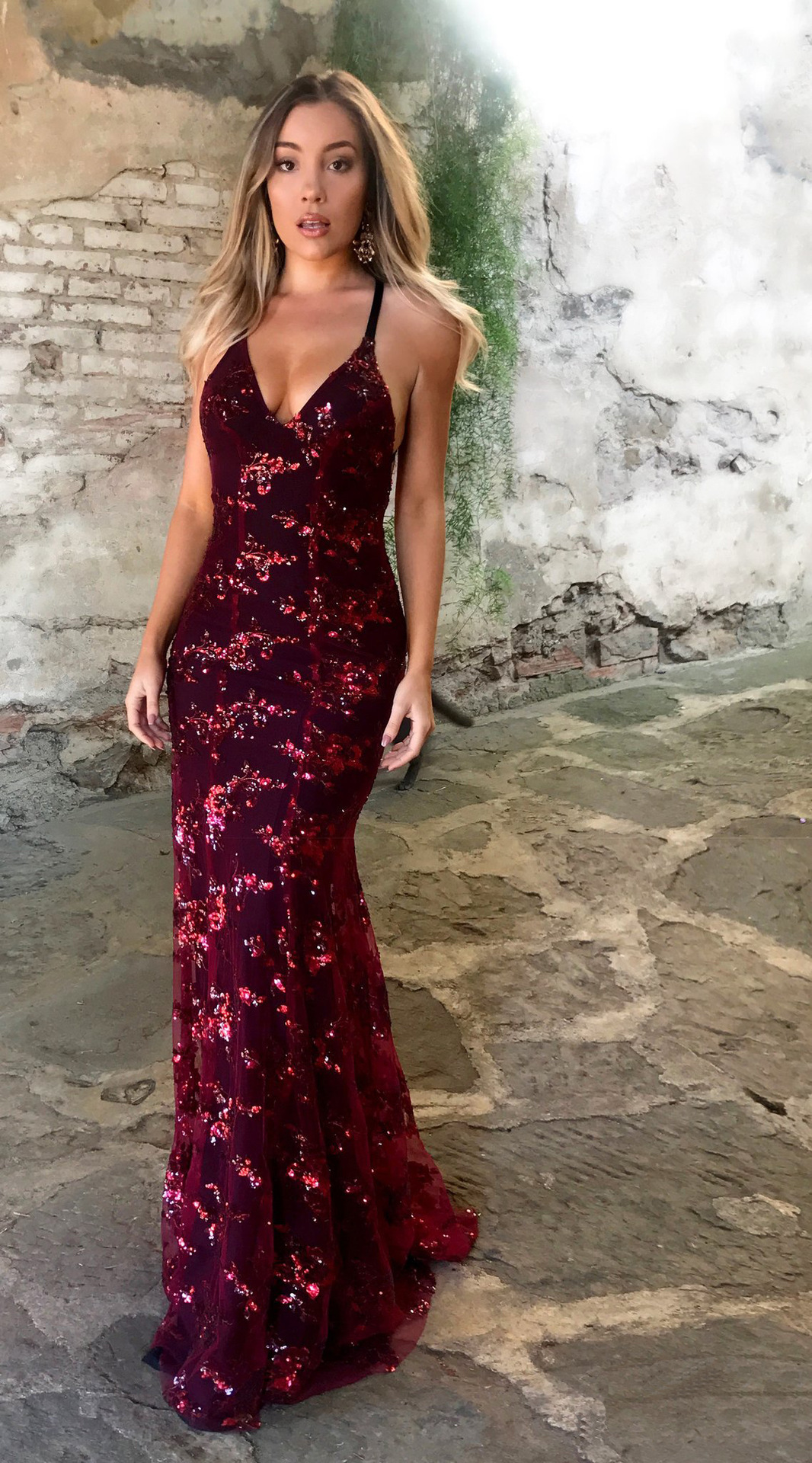 Vestido de lentejuelas con tirantes y cuello en V, estilo europeo y americano, para comercio exterior, eBay, Amazon, sexy.