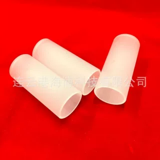 乳白石英管 石英玻璃管磨砂 不透明石英管