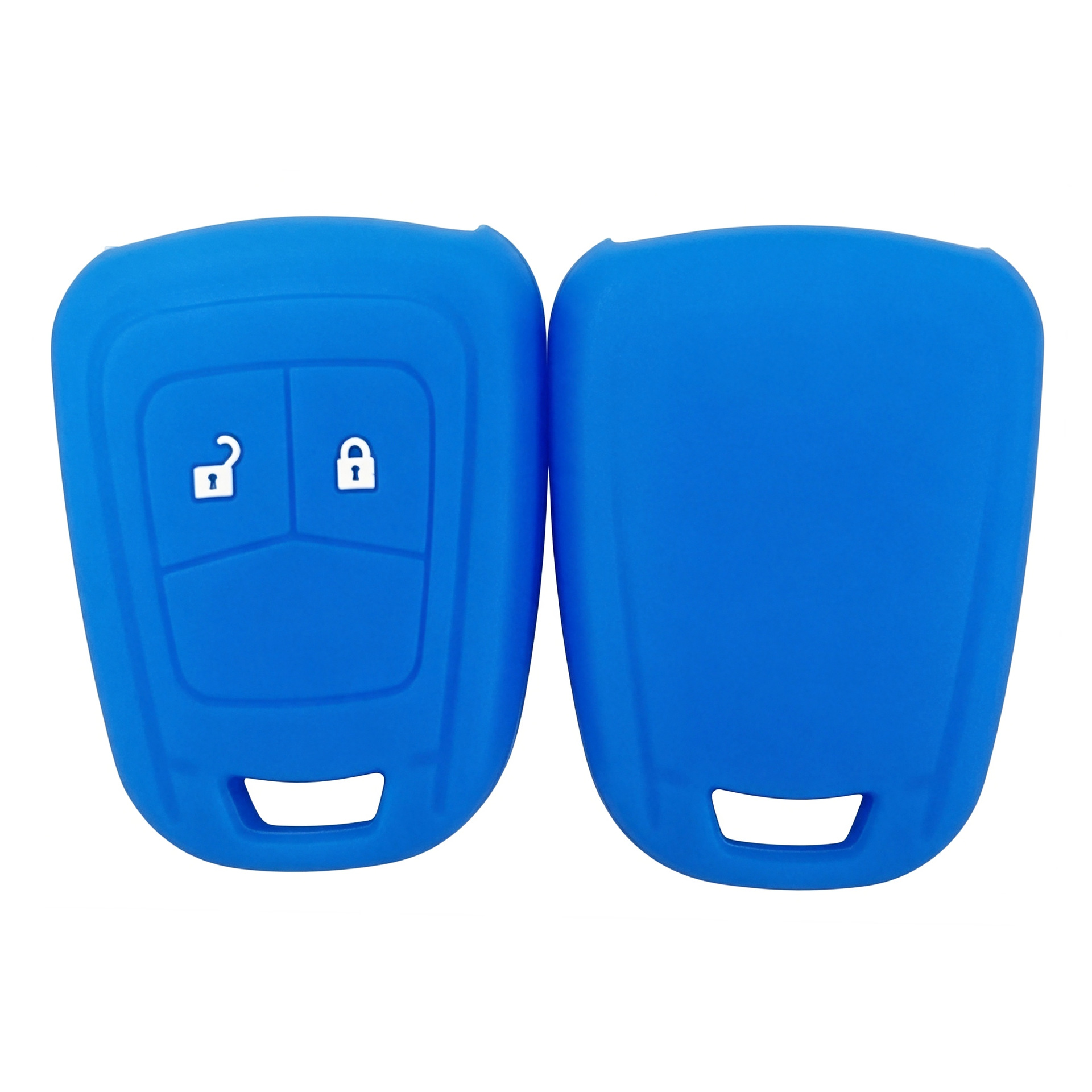 Suitable for Opel Aveo and Chevrolet Cruze, silicone key case for flat-key car remote control, protective cover with buckle