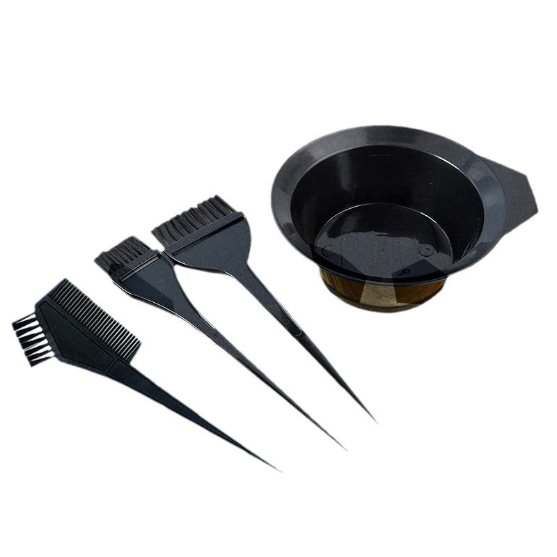 Herramientas de teñido de cabello set de cuatro piezas set de cabello casero cuenco de teñido de cabello combinación de peinado transfronterizo