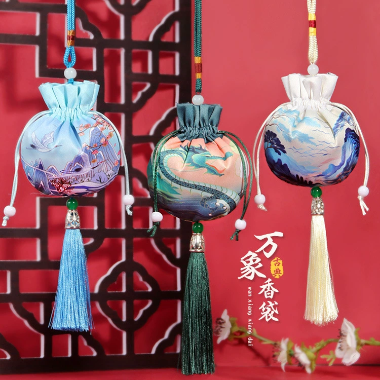 Праздник лодок-драконов благословение саше парчовый саше