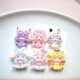 Small Card Variant Meimei Resin Accessories diy Cream Glue Creative Hairpin Pendant Hole Shoes Water Cup Decompression Material