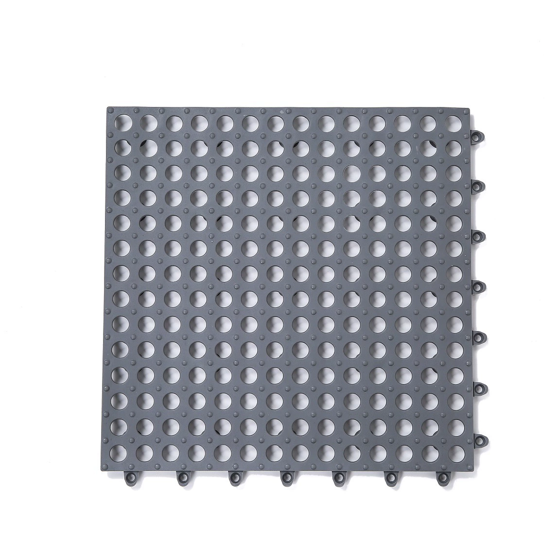 Anti-Slip Bathroom Floor Panel, TPE 30×30 cm, Hollow Drainage Shower Mat Tile