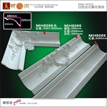 PU线条欧式雕花线板酒店大堂阴角线灯带线吊顶线装饰墙角线浮雕线