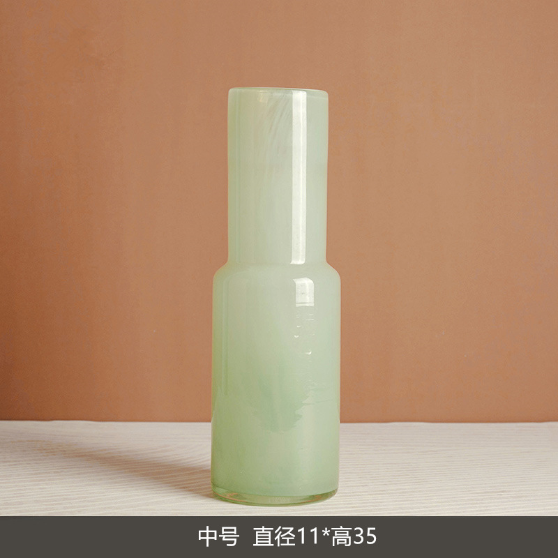 Nuevo jarrón de vidrio chino para el hogar decoración suave sala de estar gabinete de televisión mesas de té agua creativa arreglos florales hidroponía