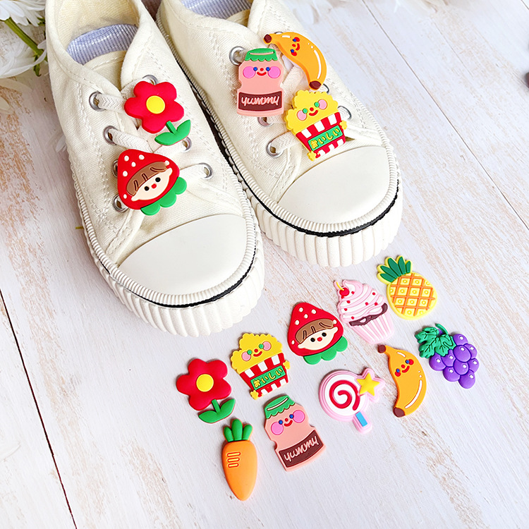 Fruit Shoe Accessories Resin Slippers Summer Shoe Buckle display picture 5