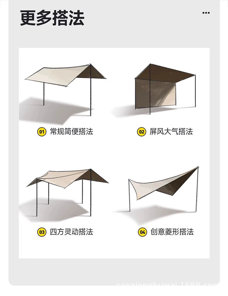Vinyl Canopy Tent Outdoor Canopy Tent Camping Canopy Tent Canopy Outdoor Sunshade Canopy Waterproof Canopy