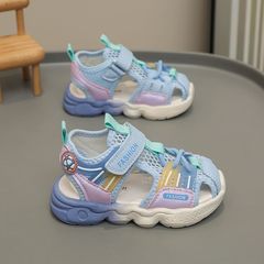 Du Mengzai 子供靴女の子サンダル夏の新しい子供靴子供ソフトソールスポーツ女の子軽量女の子靴