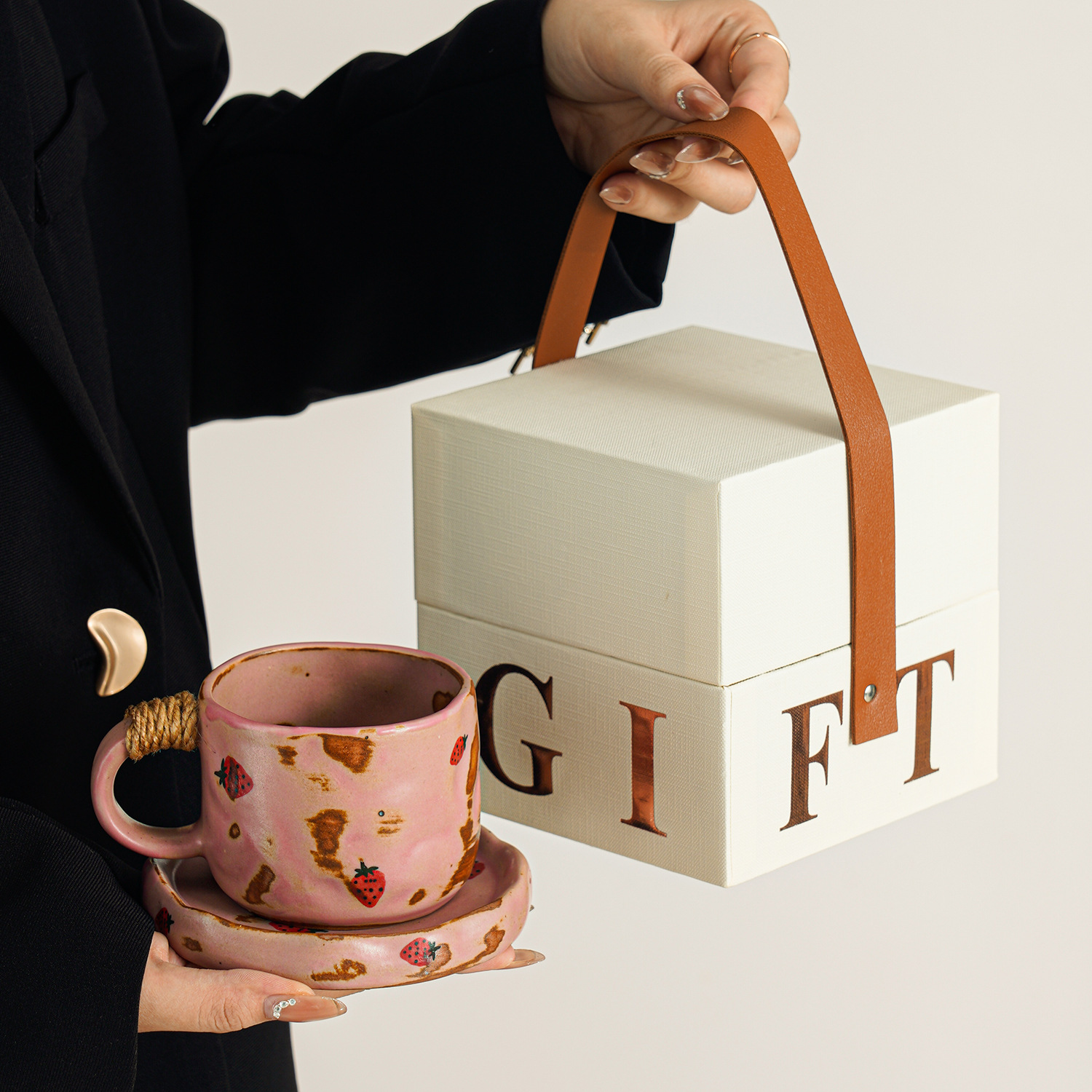 Horno retro taza de diseño taza de regalo para acompañantes de tazas de café de alta calidad exquisita caja de regalo image 7