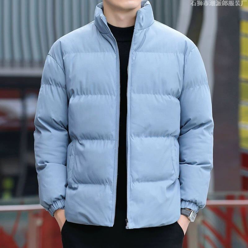 Мужская хлопковая куртка для осени и зимы 2025: новая модель, трендовый бренд, уличный стиль, корейский стиль, повседневная одежда для пар, теплая хлопковая одежда