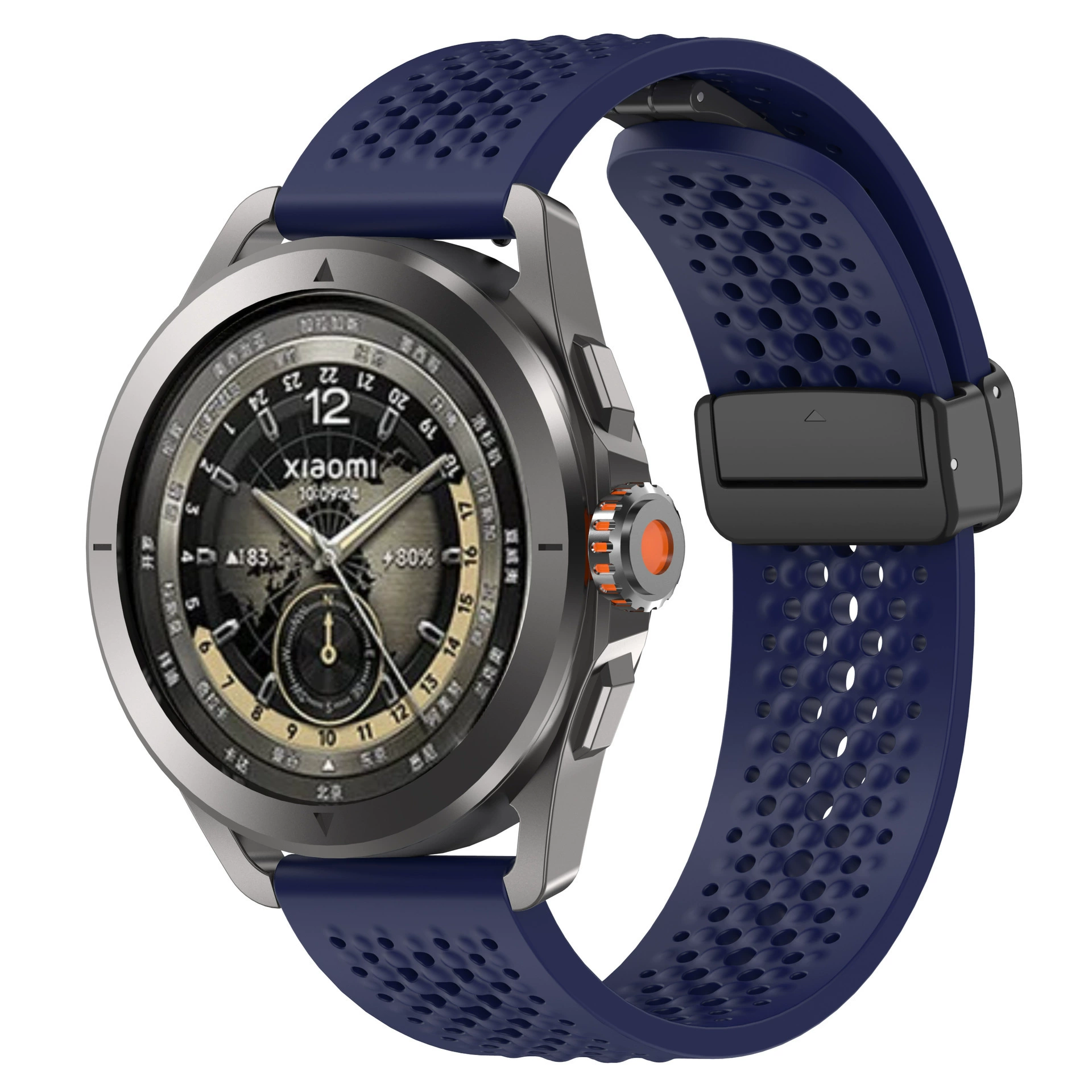 Подходит для Xiaomi Watchs4Sport, ремешок из силикона для часов S2 Watchs3 с складной застежкой, S1Pro, Huami GTR4